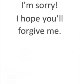Three Flavors of Forgiveness